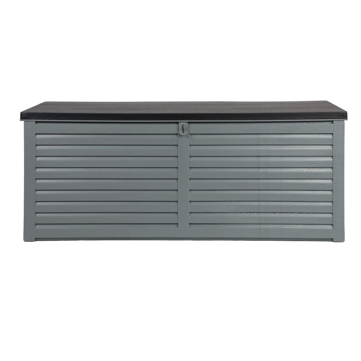 Gardeon Outdoor Storage Box 390L Container Lockable Garden Bench Tools Toy Shed Black - OZ Home Deals