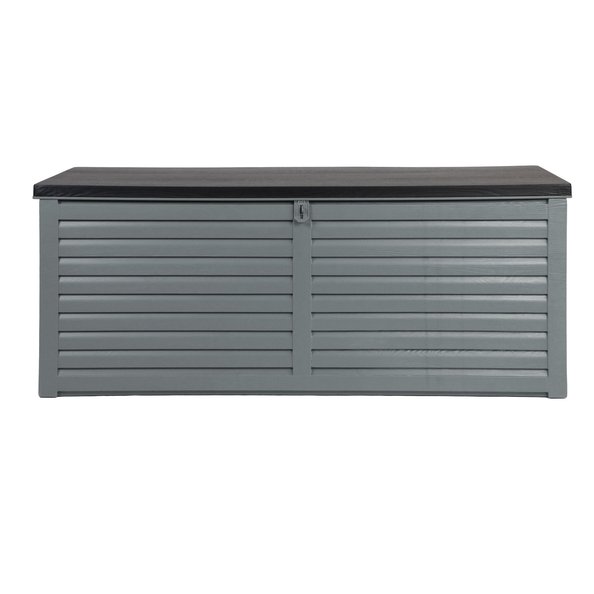 Gardeon Outdoor Storage Box 390L Container Lockable Garden Bench Tools Toy Shed Black - OZ Home Deals