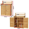 Gardeon Outdoor Storage Cabinet Box Potting Bench Table Shelf Chest Garden Shed - OZ Home Deals