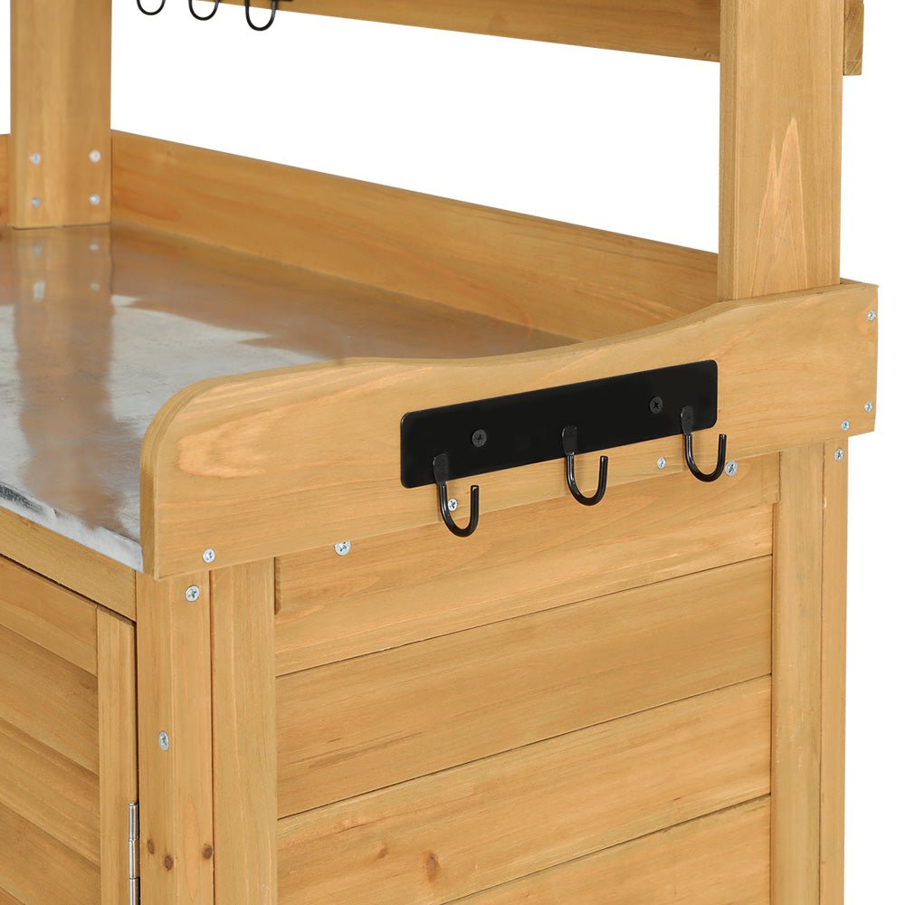 Gardeon Outdoor Storage Cabinet Box Potting Bench Table Shelf Chest Garden Shed - OZ Home Deals