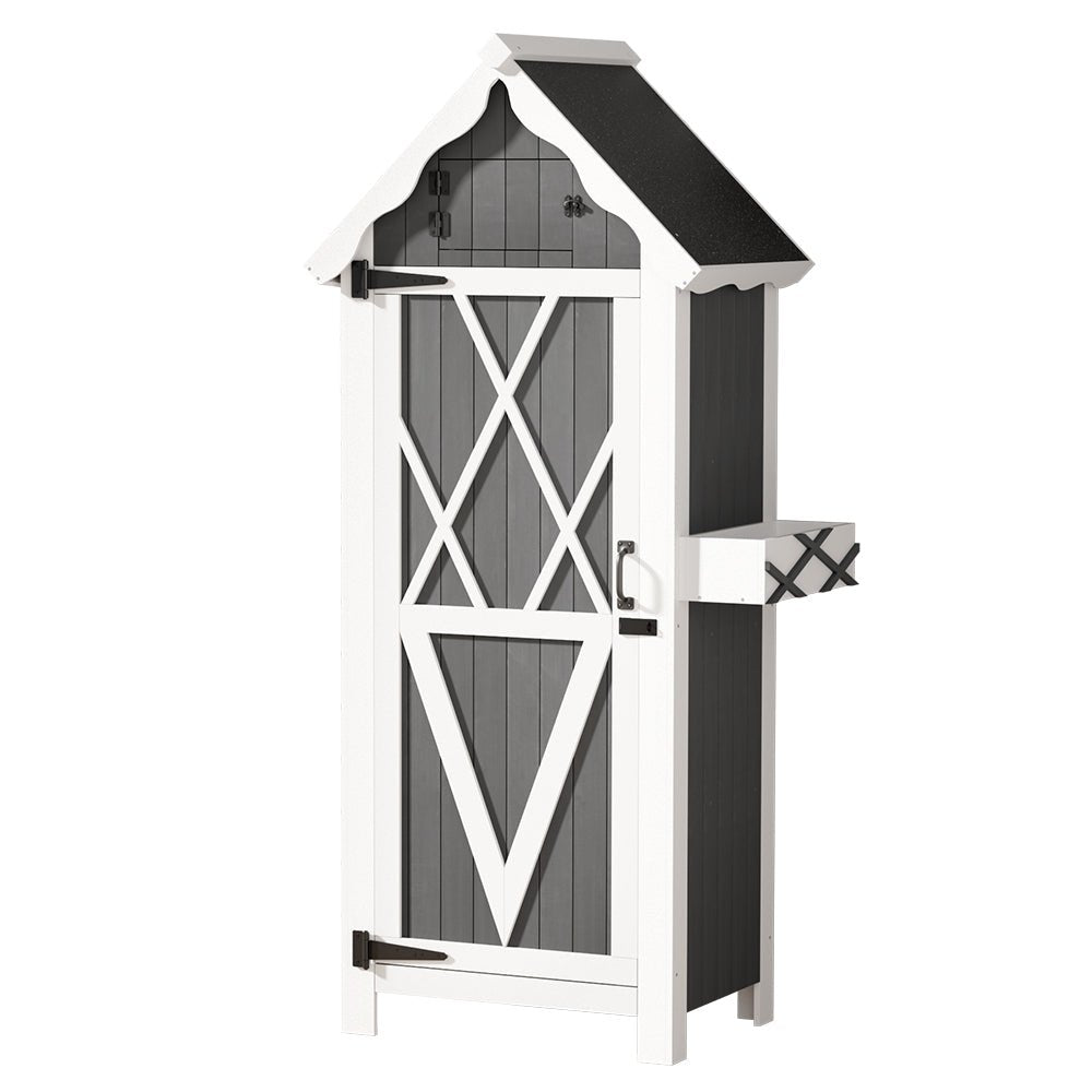 Gardeon Outdoor Storage Cabinet Shed Box Wooden Shelf Chest Garden Furniture - OZ Home Deals