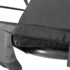 Gardeon Outdoor Swing Chair Garden Chair Bench Furniture Canopy 3 Seater Black - OZ Home Deals