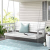 Gardeon Porch Swing Chair with Chain Outdoor Furniture 3 Seater Bench Wooden White - OZ Home Deals