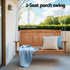 Gardeon Porch Swing Chair With Chain Outdoor Furniture Wooden Bench 2 Seater - OZ Home Deals