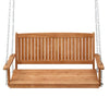 Gardeon Porch Swing Chair With Chain Outdoor Furniture Wooden Bench 2 Seater - OZ Home Deals