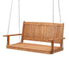Gardeon Porch Swing Chair With Chain Outdoor Furniture Wooden Bench 2 Seater - OZ Home Deals