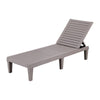 Gardeon Sun Lounge Adjustable Recliner Patio Outdoor Furniture Lightweight Brown - OZ Home Deals