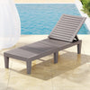 Gardeon Sun Lounge Adjustable Recliner Patio Outdoor Furniture Lightweight Brown - OZ Home Deals