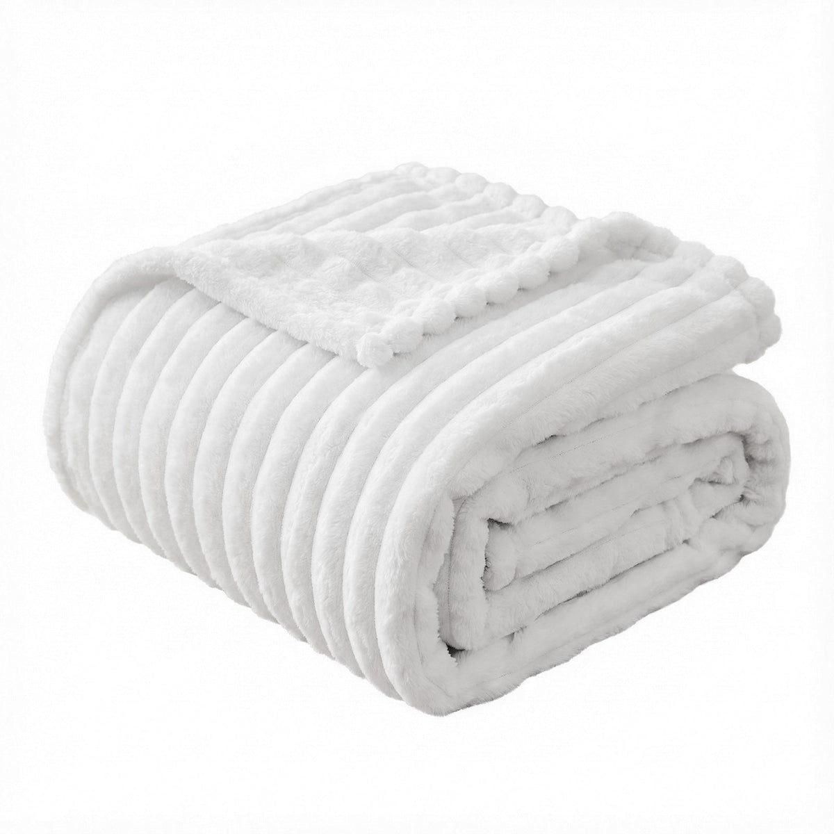 Giselle 203x230cm Throw Blanket Fleece Soft Lightweight Cozy Sofa Couch Bed Throw - OZ Home Deals