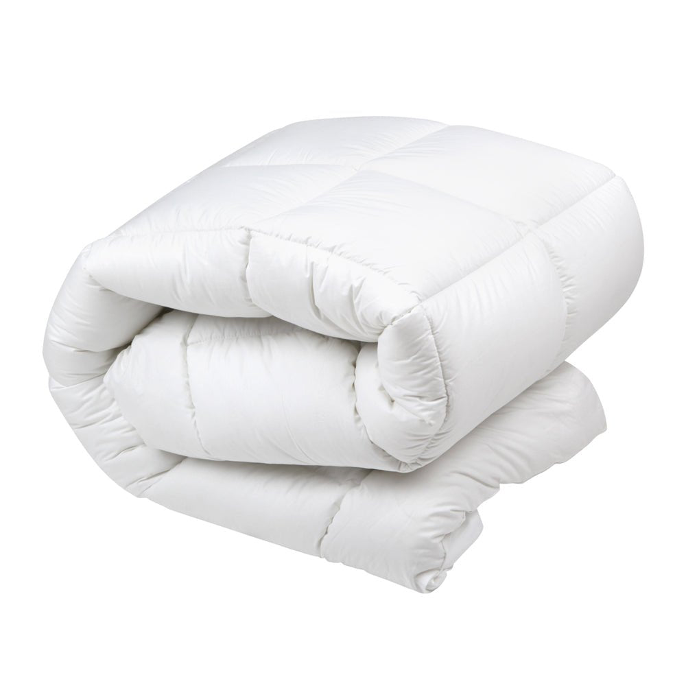 Giselle Bedding 500GSM Duck Down Feather Quilt King - OZ Home Deals