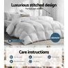 Giselle Bedding 500GSM Duck Down Feather Quilt Queen - OZ Home Deals