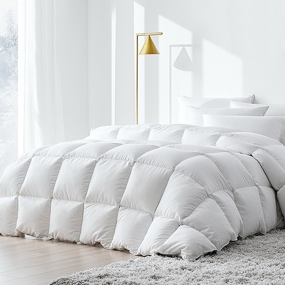 Giselle Bedding 500GSM Duck Down Feather Quilt Queen - OZ Home Deals