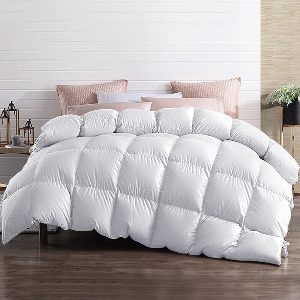 Giselle Bedding 700GSM Goose Down Feather Quilt Double - OZ Home Deals