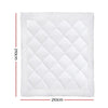Giselle Bedding 700GSM Microfibre Bamboo Quilt Queen - OZ Home Deals