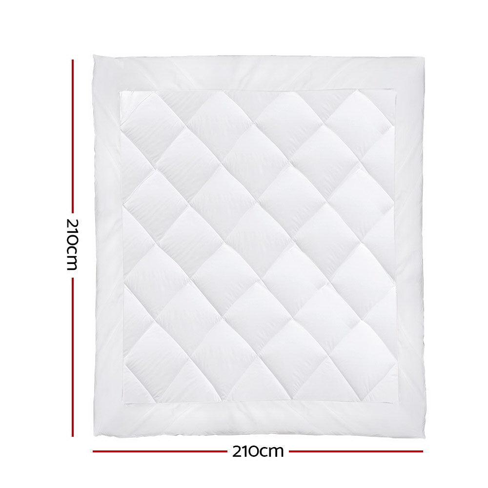 Giselle Bedding 700GSM Microfibre Bamboo Quilt Queen - OZ Home Deals