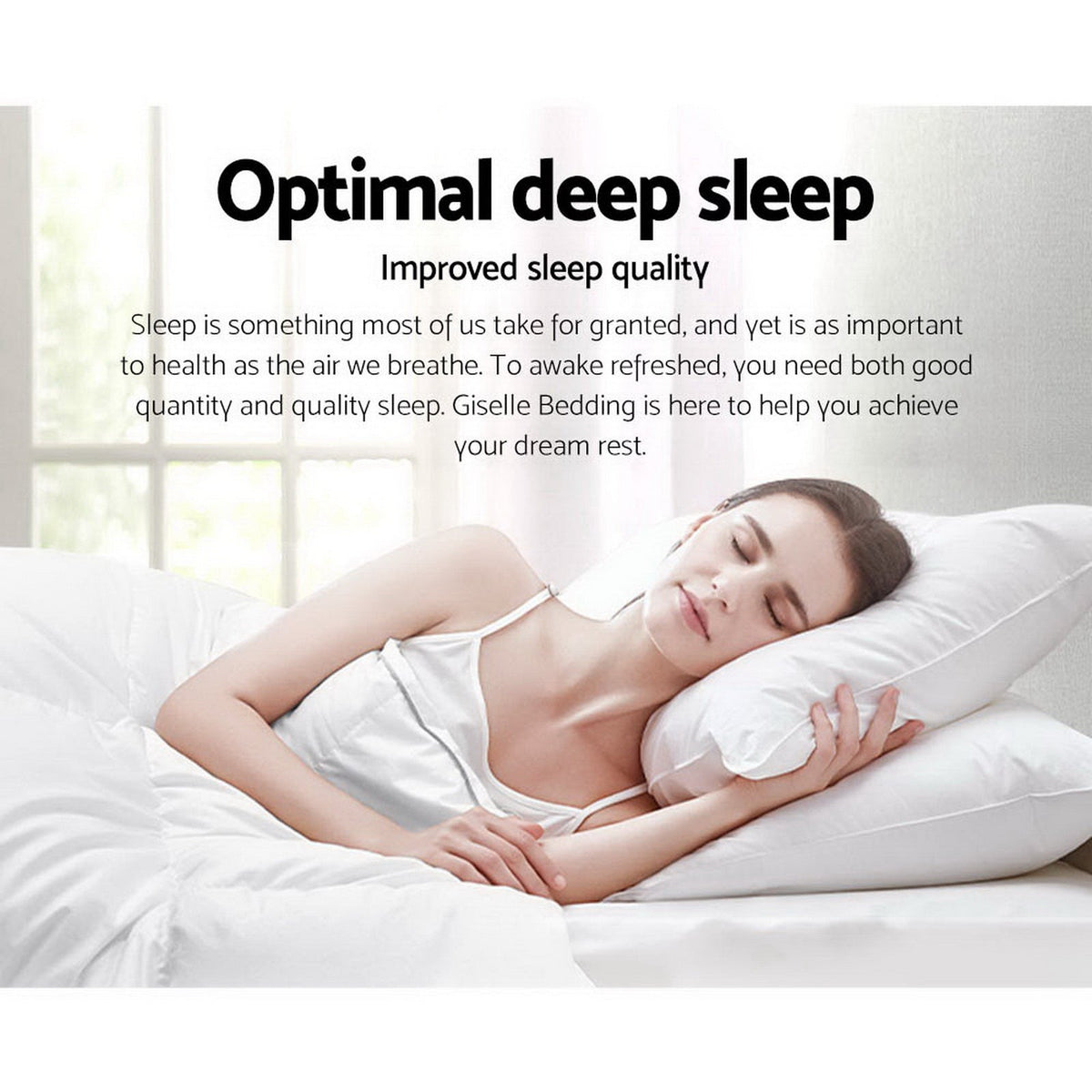 Giselle Bedding 800GSM Microfibre Bamboo Quilt Queen - OZ Home Deals