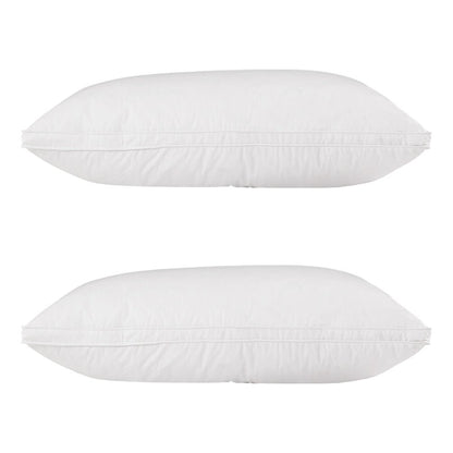 Giselle Bedding Duck Feather Down Pillow Luxury Twin Pack - OZ Home Deals