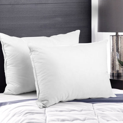 Giselle Bedding Duck Feather Down Pillow Twin Pack - OZ Home Deals