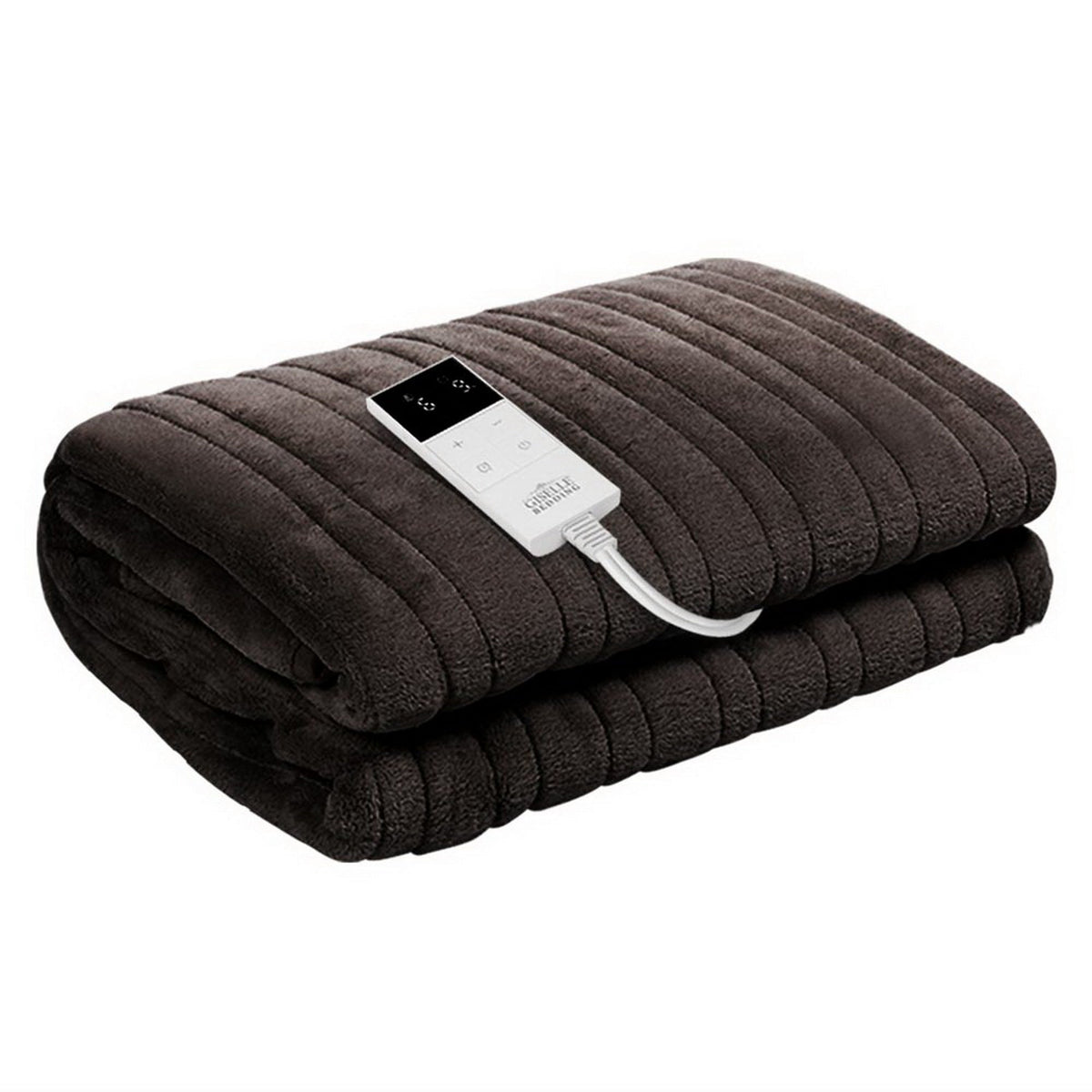 Giselle Bedding Electric Throw Blanket - Chocolate - OZ Home Deals