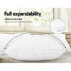 Giselle Bedding Goose Feather Down Pillow Luxury Twin Pack - OZ Home Deals