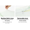 Giselle Bedding Memory Foam Neck Roll Pillow Bamboo Cover - OZ Home Deals