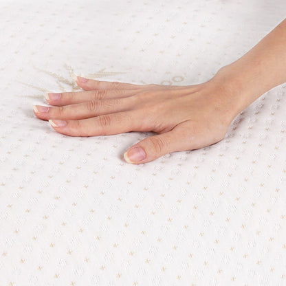 Giselle Bedding Memory Foam Pillow Bamboo Cover Twin Pack - OZ Home Deals
