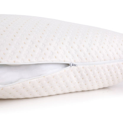 Giselle Bedding Memory Foam Pillow Bamboo Cover Twin Pack - OZ Home Deals