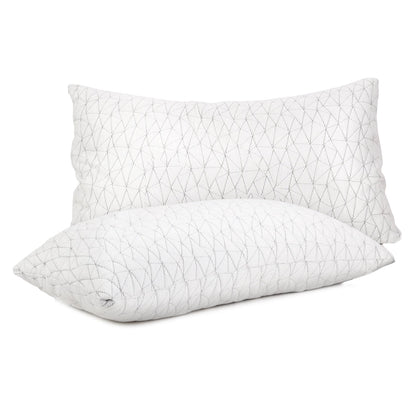 Giselle Bedding Memory Foam Pillow King Size Twin Pack - OZ Home Deals