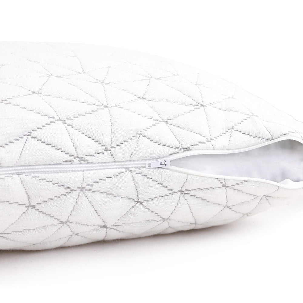Giselle Bedding Memory Foam Pillow King Size Twin Pack - OZ Home Deals