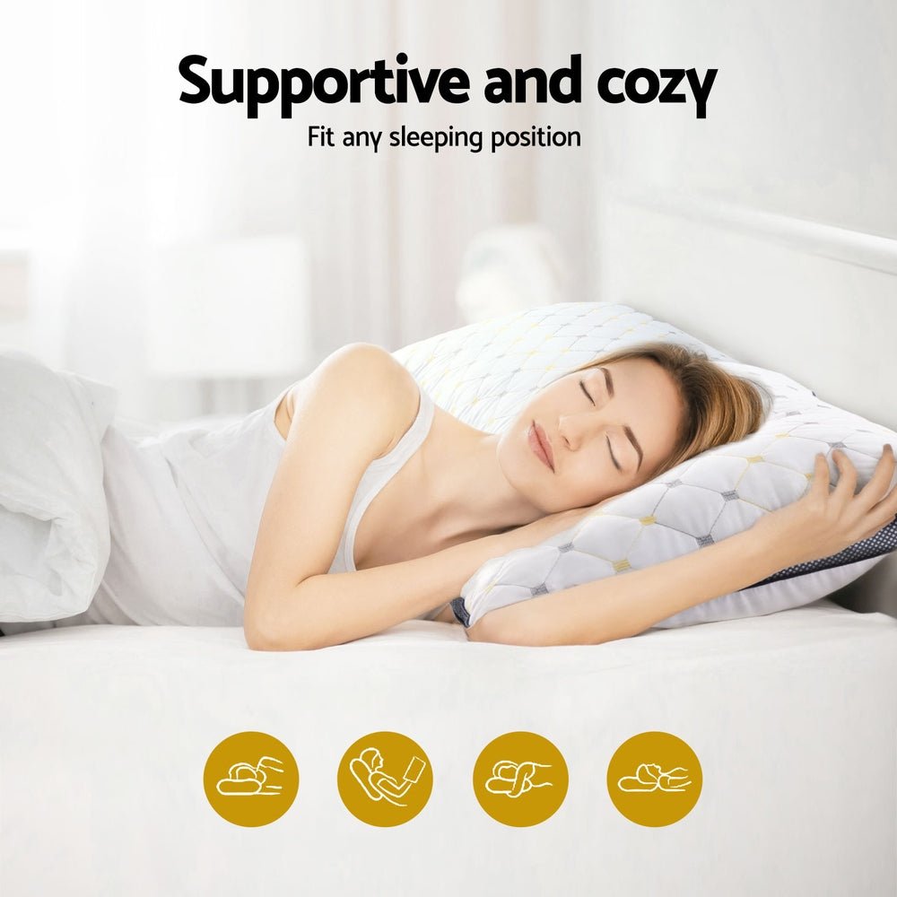 Giselle Bedding Pillows Microfibre Pillow - OZ Home Deals