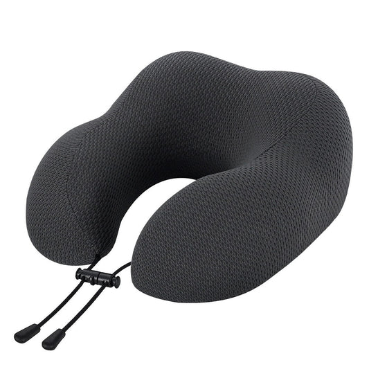 Giselle Bedding Travel Neck Pillow U-Shape Support Memory Foam Plane Car Cushion - OZ Home Deals