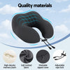 Giselle Bedding Travel Neck Pillow U-Shape Support Memory Foam Plane Car Cushion - OZ Home Deals