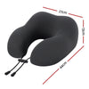 Giselle Bedding Travel Neck Pillow U-Shape Support Memory Foam Plane Car Cushion - OZ Home Deals