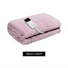 Giselle Electric Throw Rug Heated Blanket Fleece Pink - OZ Home Deals