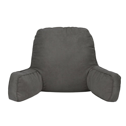 Giselle Reading Pillow Back Rest Lumbar Support Cushion Grey - OZ Home Deals