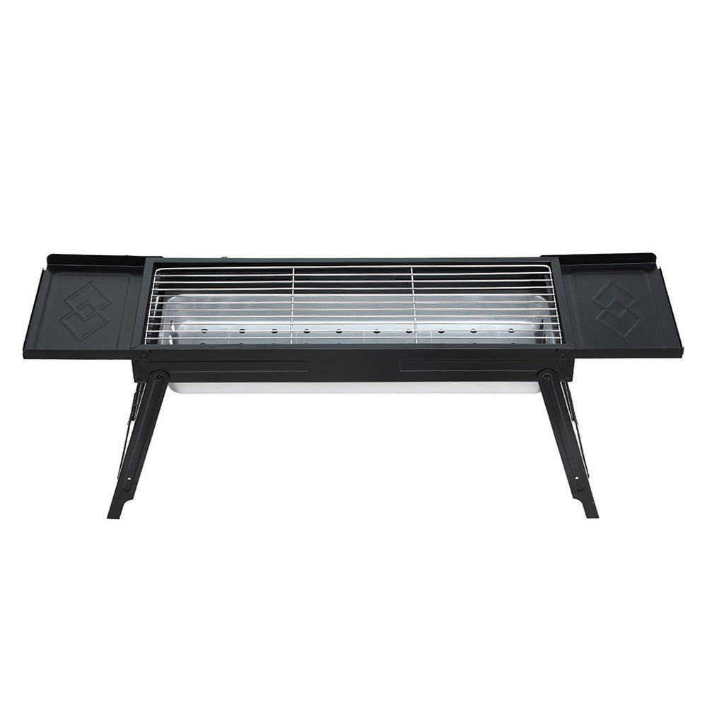 Grillz Charcoal BBQ Grill Smoker Portable Barbecue Outdoor Foldable Camping - OZ Home Deals