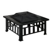 Grillz Fire Pit BBQ Grill 2 - In - 1 Table - OZ Home Deals