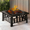 Grillz Fire Pit BBQ Grill 2 - In - 1 Table - OZ Home Deals