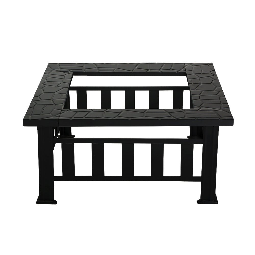 Grillz Fire Pit BBQ Grill 2 - In - 1 Table - OZ Home Deals