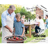 Grillz Fire Pit BBQ Grill 82cm - OZ Home Deals