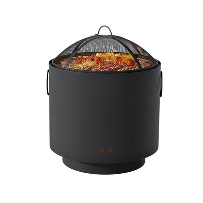 Grillz Fire Pit BBQ Portable Deep Bowl Outdoor Fireplace - OZ Home Deals