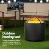 Grillz Fire Pit BBQ Portable Deep Bowl Outdoor Fireplace - OZ Home Deals