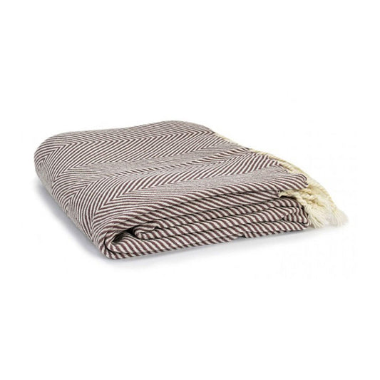 Herringbone Acrylic Throw Heather - OZ Home Deals