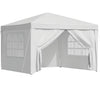 Instahut Gazebo 3x3 Pop Up Marquee Folding Tent Wedding Gazebos Camping Outdoor Canopy White - OZ Home Deals
