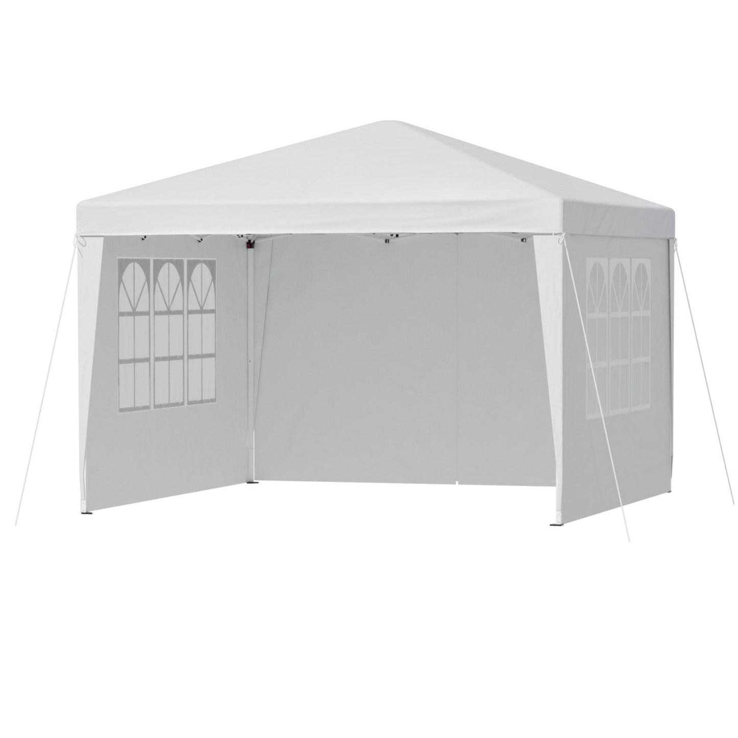 Instahut Gazebo 3x3 Pop Up Marquee Folding Tent Wedding Gazebos Camping Outdoor Canopy White - OZ Home Deals