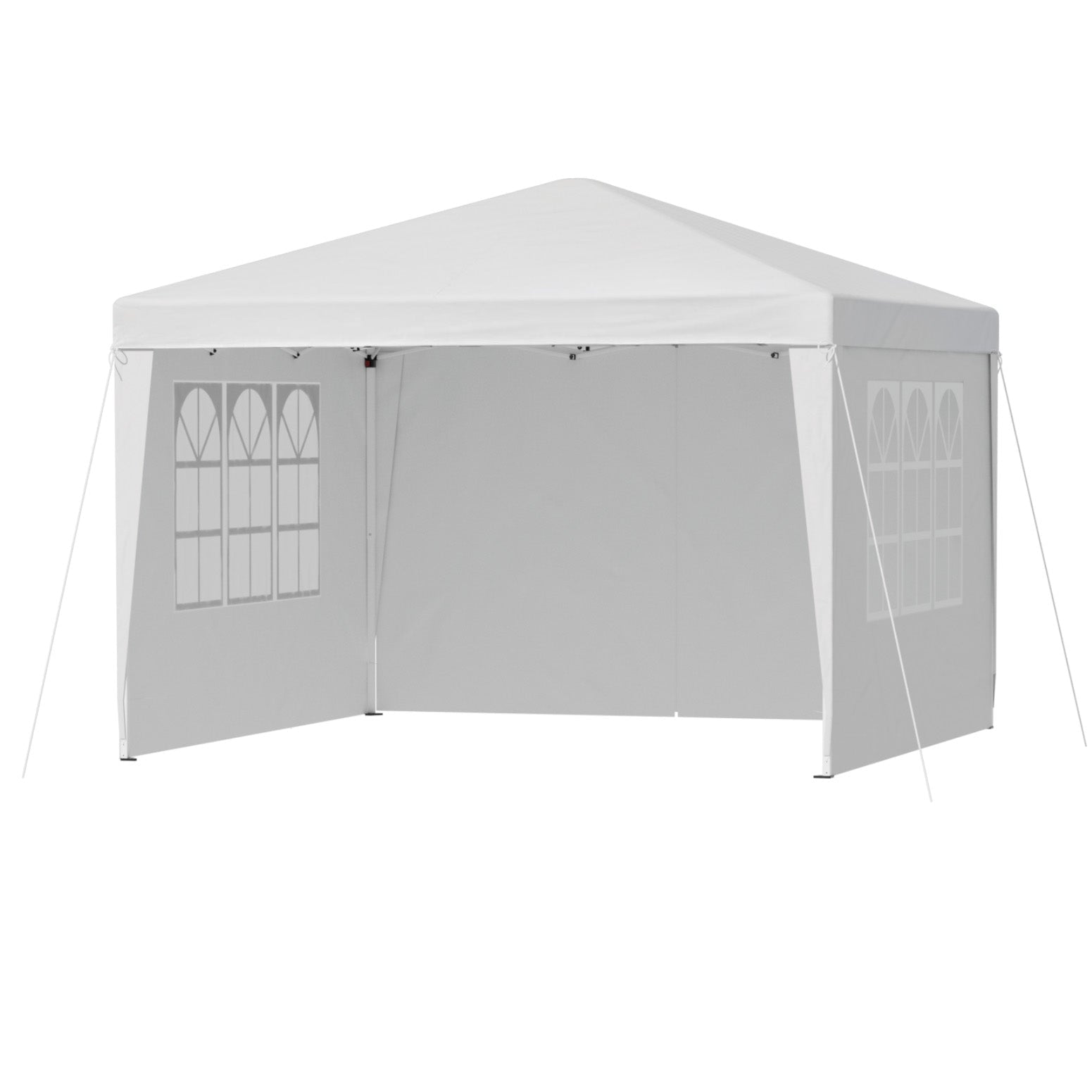 Instahut Gazebo 3x3 Pop Up Marquee Folding Tent Wedding Gazebos Camping Outdoor Canopy White - OZ Home Deals