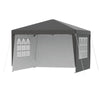 Instahut Gazebo 3x3 Pop Up Marquee Folding Tent Wedding Gazebos Camping Outdoor Shade Canopy Gray - OZ Home Deals