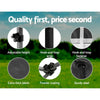 Instahut Gazebo 3x6 Pop Up Marquee Folding Tent Wedding Gazebos Camping Outdoor Shade Canopy Black - OZ Home Deals