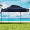Instahut Gazebo Pop Up 3x4.5m w/Base Podx4 Marquee Folding Outdoor Wedding Camping Tent Shade Canopy Navy - OZ Home Deals
