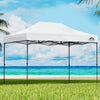 Instahut Gazebo Pop Up Marquee 3x4.5 Folding Tent 500D Oxford Fabric White - OZ Home Deals